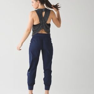 Lululemon Sweat To Street Jogger Deep Indigo Sz 6